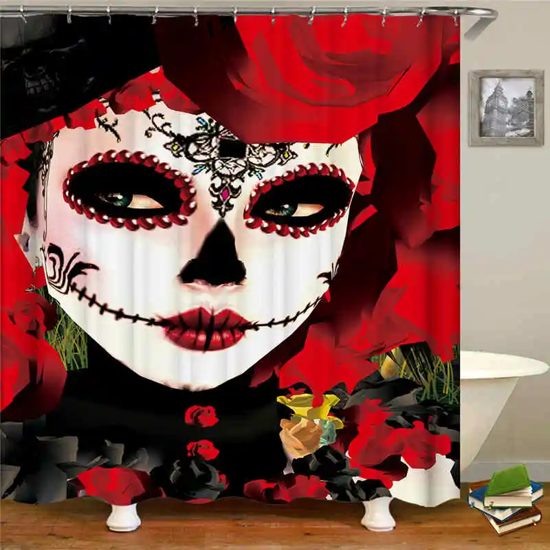 Забавная занавеска для душа 2021 s ванной домашний декор водонепроницаемая 3d с