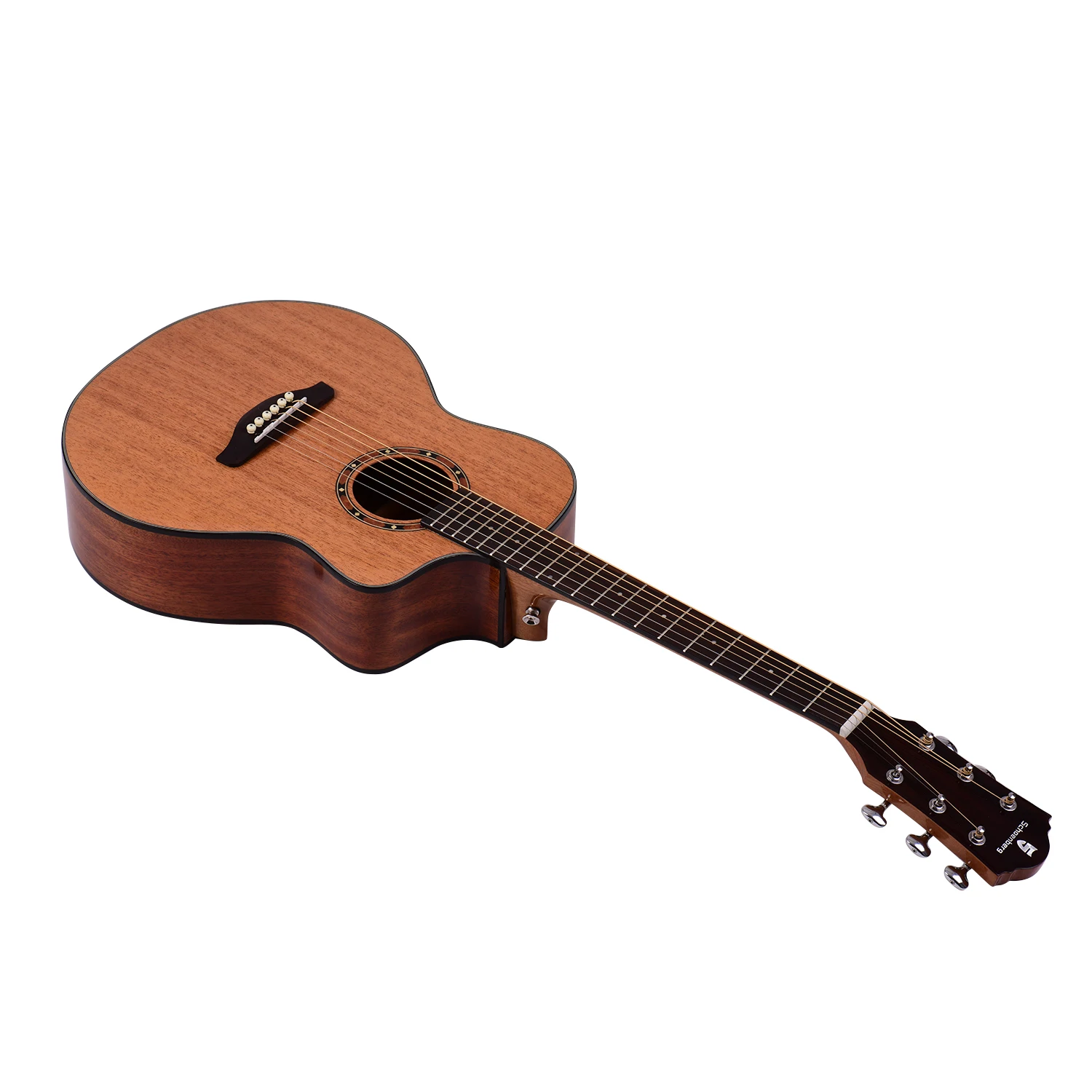 Акустическая гитара 40 дюймов красного дерева Материал с гитарного кофра ремень