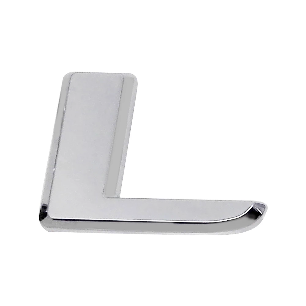 Автомобильная наклейка сделай сам эмблема с номером и буквой значок для