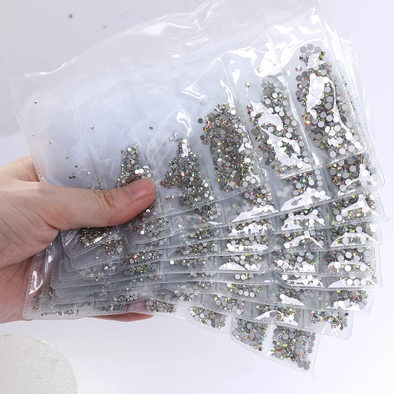 Аксессуары для маникюра блестящие 3D без горячей фиксации 1440 шт. | Красота и