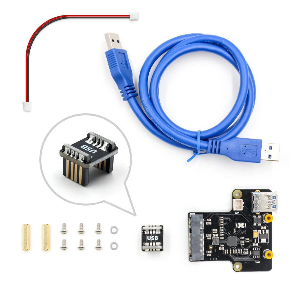 Плата расширения Raspberry pi X850 mSATA SSD поддерживает 1 ТБ USB 3,0 для Raspberry pi 3 Model B/2B/B