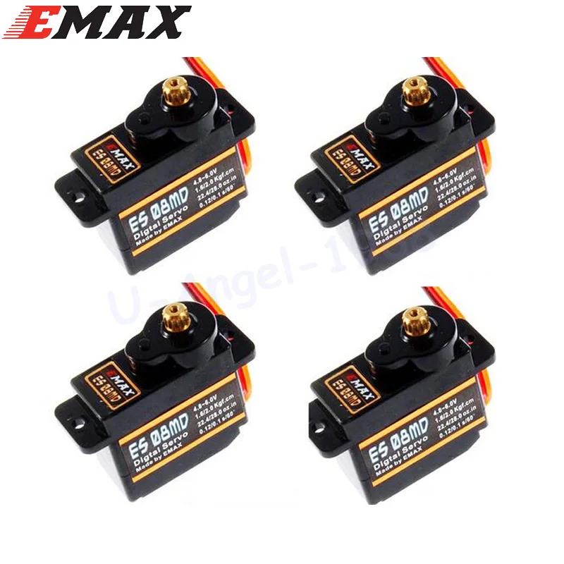 EMAX ES08MDII ES08MD II металлическая Шестерня цифровой сервопривод sg90 ES08A ES08MA MG90S TREX 450