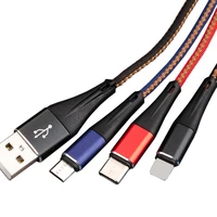 3 in 1 data cable spot cowboy charging data cable charging for iphone android type c fast charge line data cable