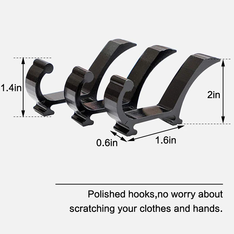 Подвижный крючок для пальто настенный бамбуковый сверхмощный со съемными