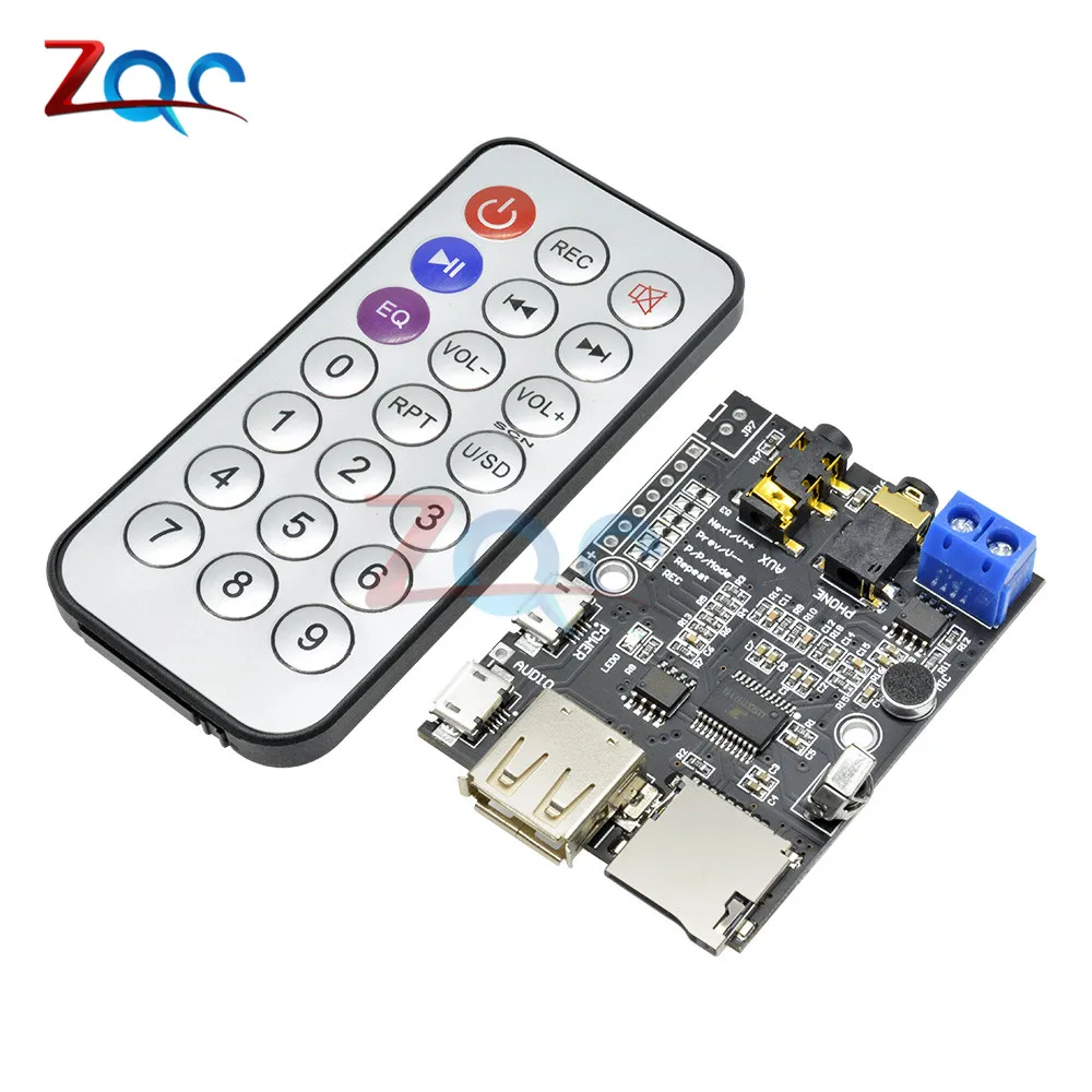1 комплект WMA + WAV MP3 USB 5 В три декодера плата аудио усилитель модуль декодирования