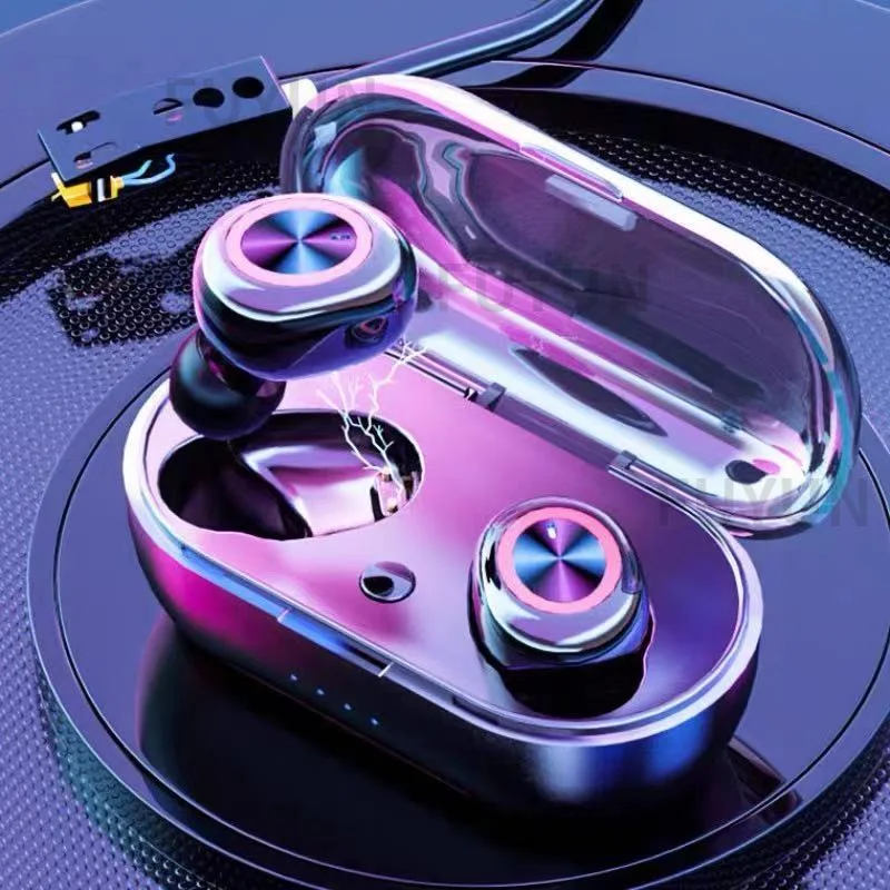 

Новинка Y50 Bluetooth 5,0 гарнитура шумоподавление наушники Handsfree наушники беспроводные наушники с HD микрофоном для всех смартфонов