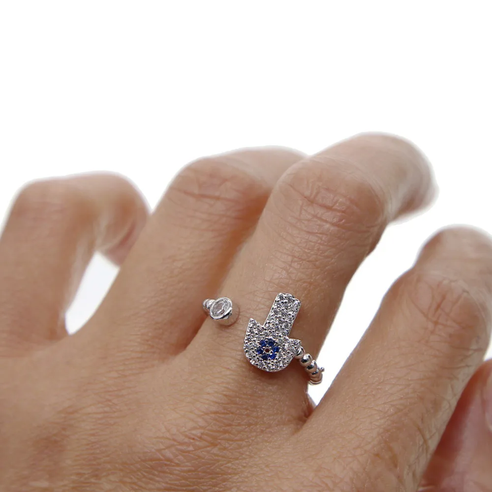 Последняя Мода браслет с шариками серебряного цвета уникальный открытый