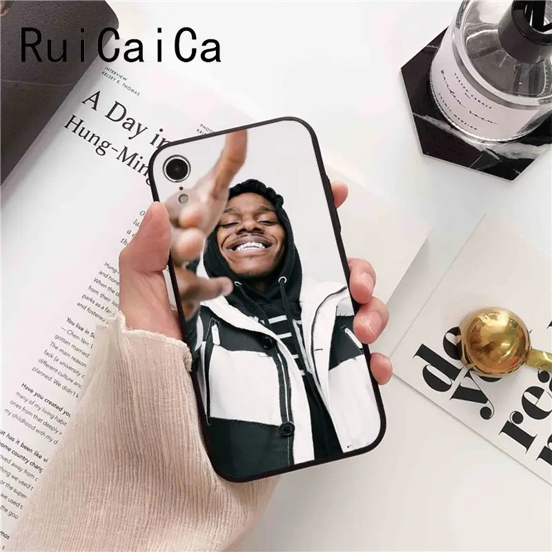 Ruicaica daaby Rapper Мягкий Силиконовый ТПУ чехол для телефона iPhone 8 7 6 6S 6Plus X XS MAX 5 5S SE XR 10