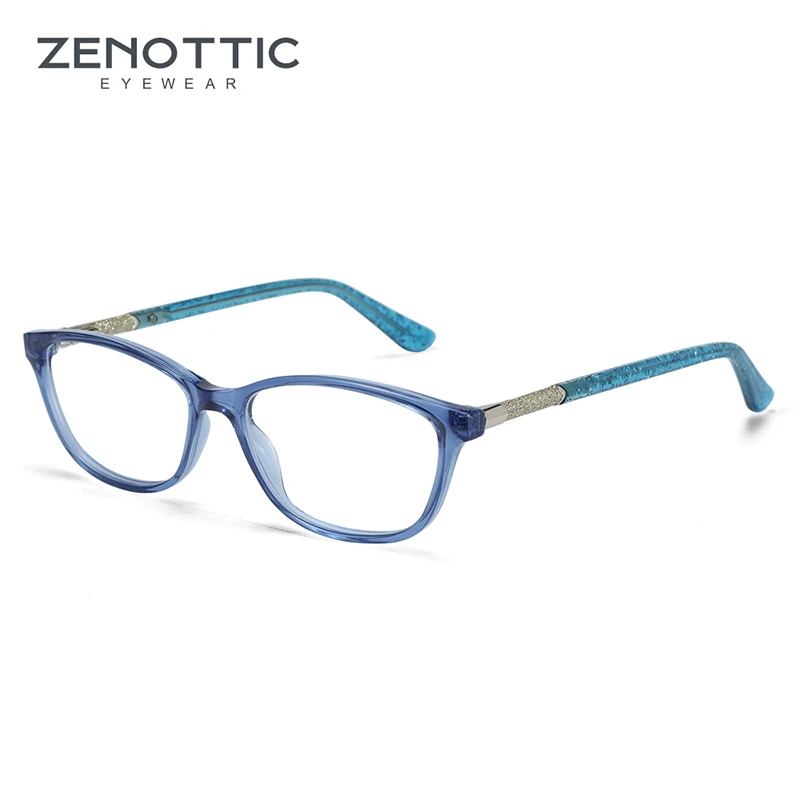 ZENOTTIC, винтажные очки, оправа, женские очки, ацетатная оправа, оправа для очков, женские, оправа для очков, очки BT7091 - Цвет оправы: 003