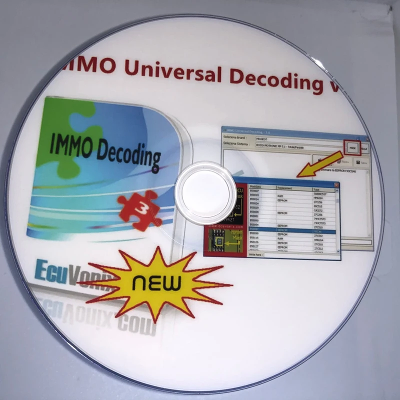 IMMO Universal Decoding V3.2 CD DVD EcuVonix 3.2 Remove Off + Keygen Unlimited Crack Car OBD2 Scanner | Автомобили и мотоциклы