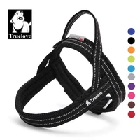 truelove soft mesh padded nylon dog harness vest reflective security dog collar easy put on pet harness dog belt soft durable