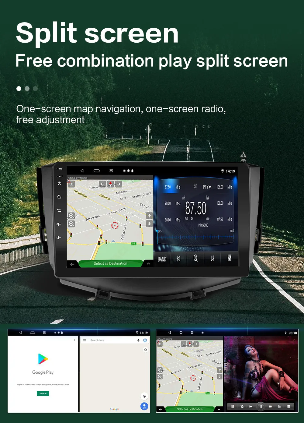 Автомагнитола на Android 10 0 с голосовым управлением мультимедийный видеоплеер для