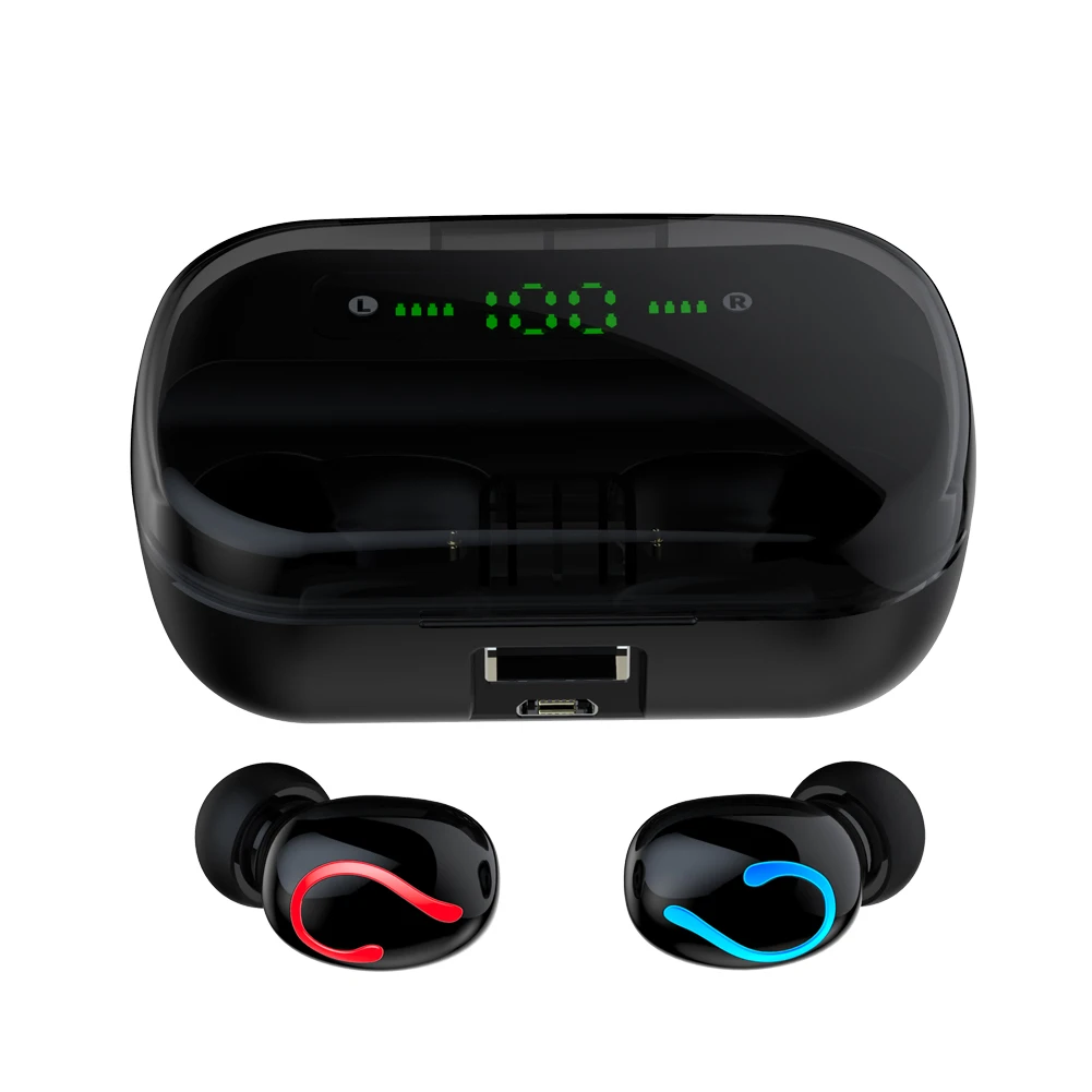 Для Q82 Беспроводные Bluetooth 5 0 наушники TWS без рук Цифровой дисплей мощность с