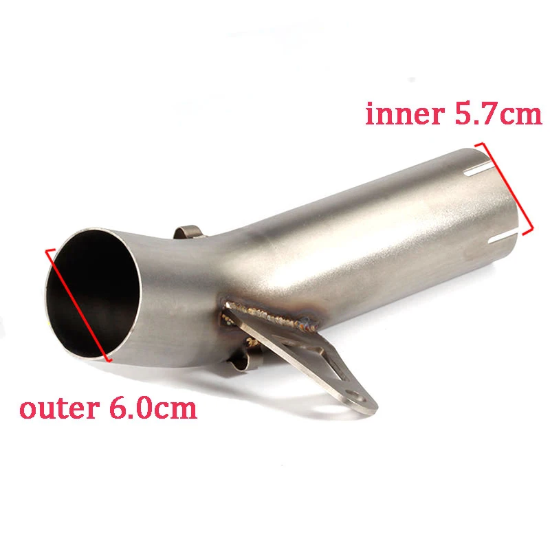 

S1000RR Motorcycle Exhaust Whole Set Pipe Middle Link Tube Connecting Exhaust Tip Muffler Pipe For BMW S1000R 2015-2016 Slip On