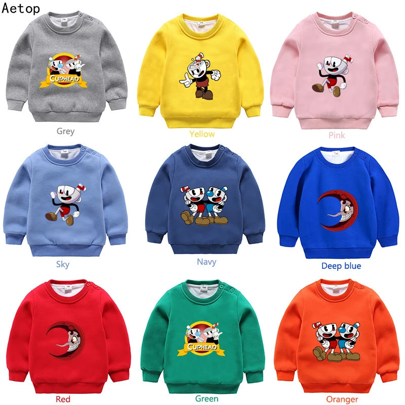 Новинка зимний бархатный свитер с круглым вырезом для мальчиков и девочек