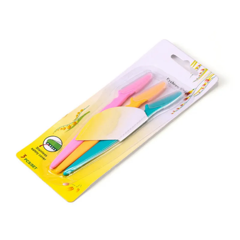 Бритва для бровей 3 шт./компл. лица удаления волос триммер острое мини макияж Нож