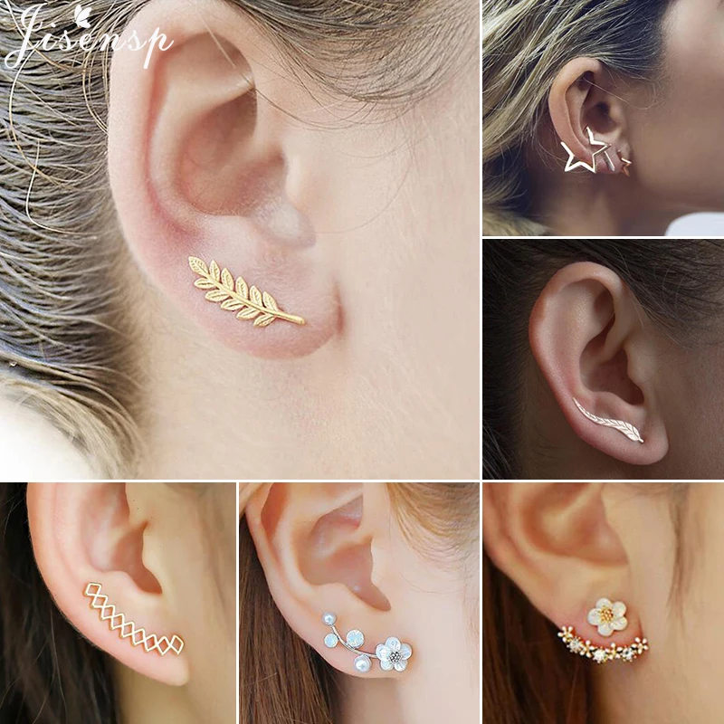 Женские серьги гвоздики с жемчугом в богемном стиле|Серьги-гвоздики| |