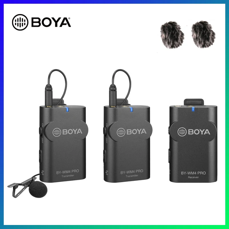Беспроводной микрофон BOYA BY WM4 Pro K2 K1 петличный для цифровой зеркальной камеры