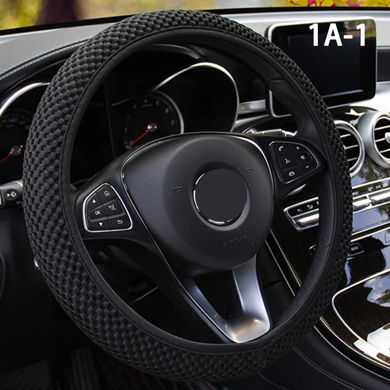

Car Steering Wheel Cover Breathable Wheel Cover Auto Decoration Steering Wheel Cover for skoda- ford- nissan- vw- toyota-