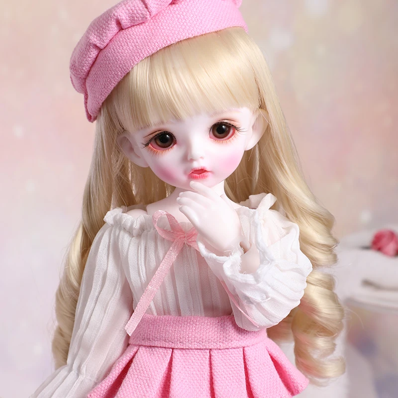 Полный набор 1/6 BJD кукла милая Carol для с очками маленьких девочек на день рождения