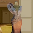 Ближний Восток Русалка Выпускные платья для женщин 2020 элегантные коктейльные вечерние платья с жемчугом как у знаменитостей Свадебная вечеринка вечерние Vestidos Формальное