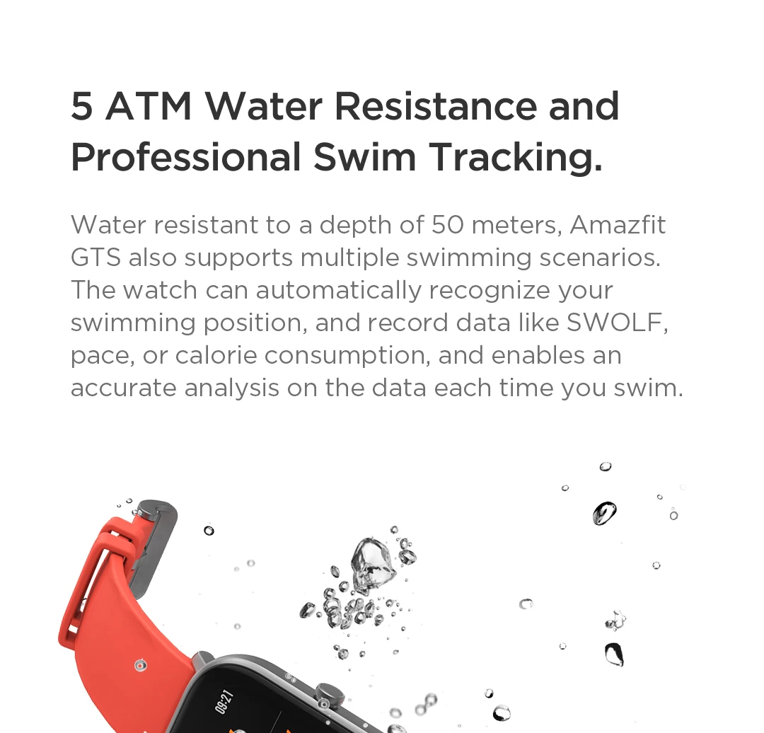 Глобальная версия Amazfit GTS Смарт-часы 5ATM водонепроницаемые умные часы с длинной батареей gps управление музыкой кожаный силиконовый ремешок