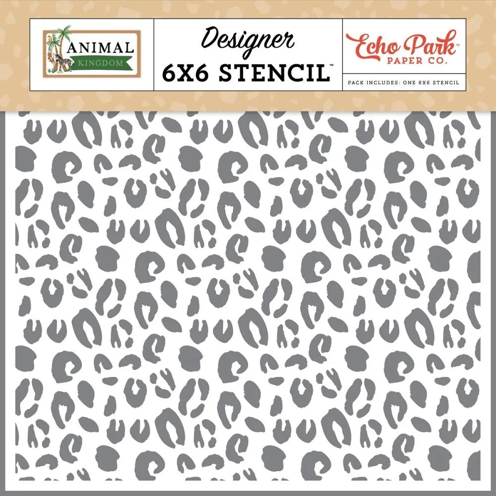

2021 Arrival New Cheetah Metal Cutting Stencil Diary Scrapbooking Easter Craft Engraving Making Stencil Top Selling Product