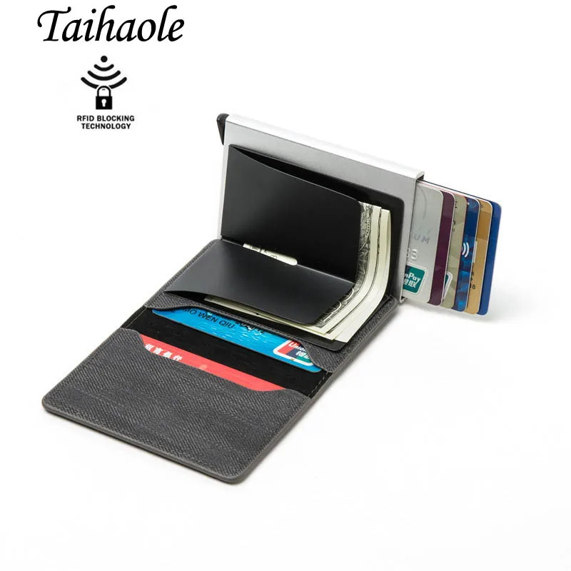 Клатч Taihaole с защитой от кражи кошелек для мужчин и женщин 2020 новый держатель Карт