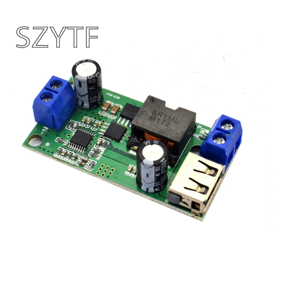 

5A decompression module 9V / 12V / 24v / 36V 5V DCDC power transfer vehicle power supply converter