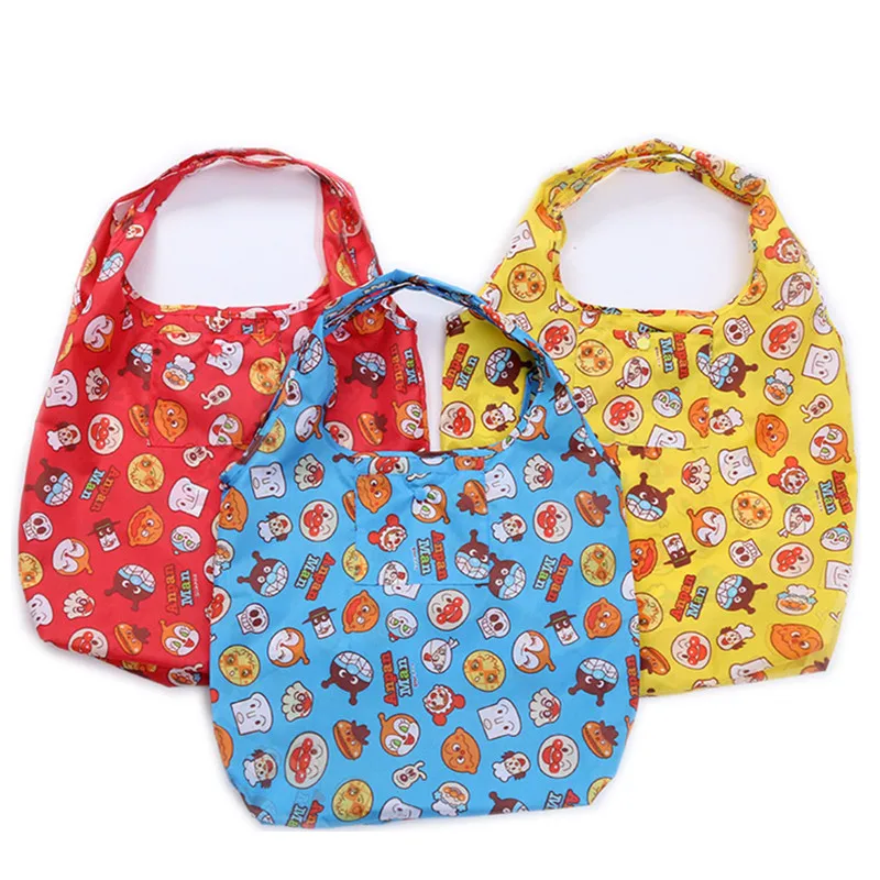 

Новые милые большие складные сумки для покупок для детей Anpanman Kids