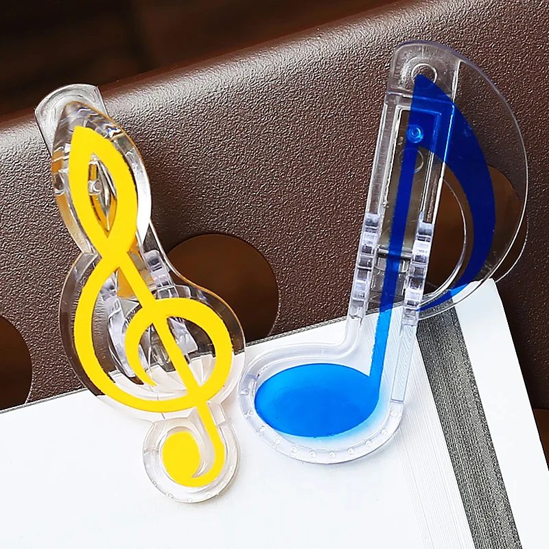 Красочные зажимы для музыкальных инструментов пластиковые книги памятная