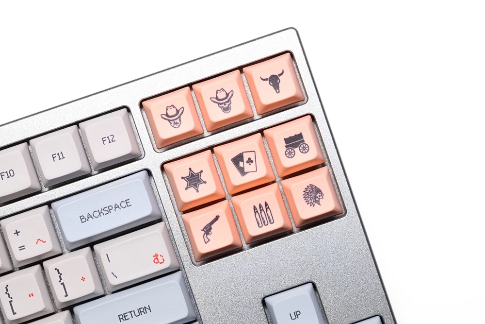 west world 12 key cowboy pbt dye sub keycap xda profile for mechanical keyboard xd64 gh60 87 tkl 104 108 ansi xd96 xd84 jj40 50 free global shipping