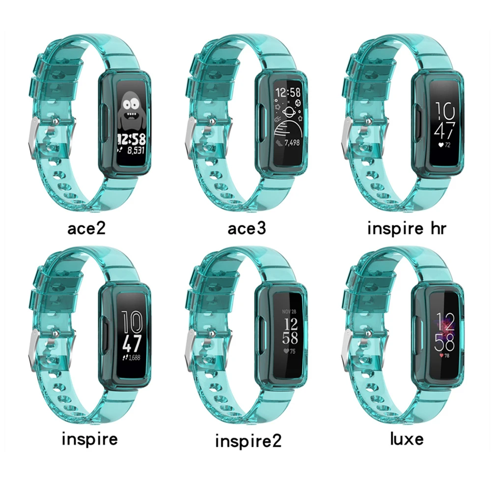 Ремешок для часов Fitbit Luxe inspire HR 2 ace2 ace3 цельный ремешок на запястье цветной экран