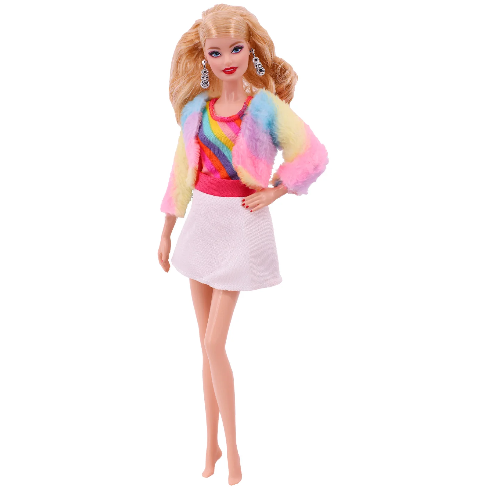 Бесплатная доставка модное платье для куклы недорогая повседневная одежда 11 8