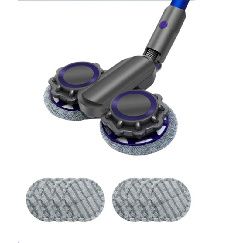 

1Pcs Electric Mop Head + 6Pcs Mop Cloths for Dyson Vacuum Cleaner V7 V8 V10 V11 Replacement Accessories