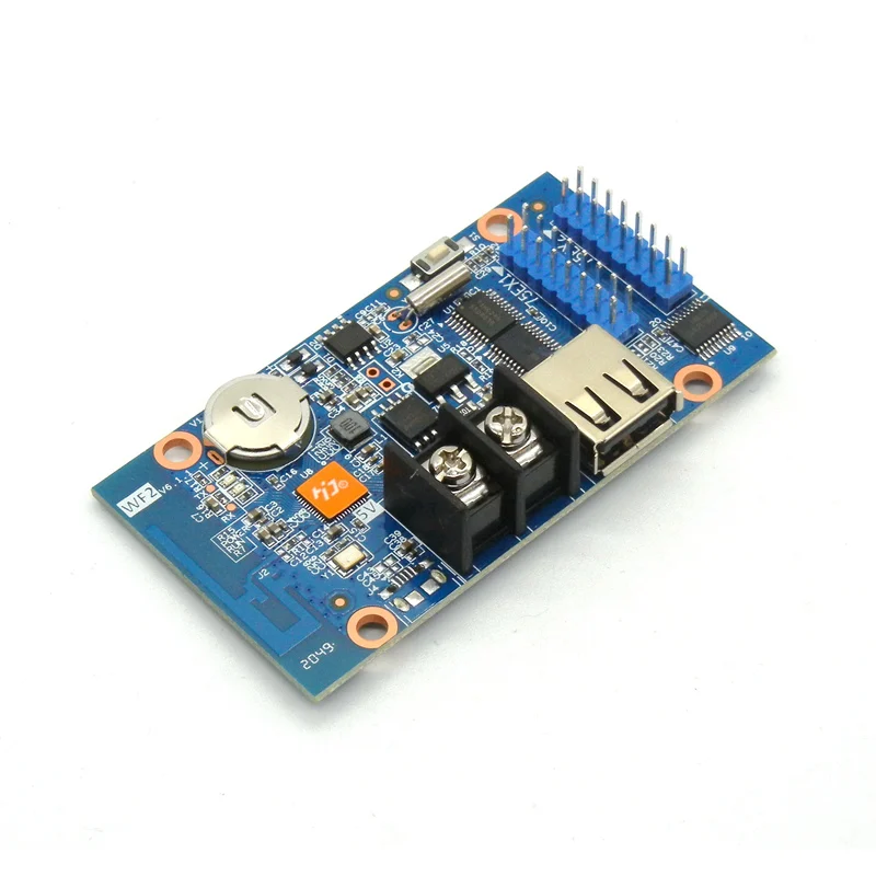 Карта управления светодиодной подсветкой 768*64 пикселей Wi Fi/USB 2x hub75e порт для P2.5 P3 P4