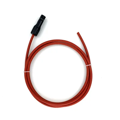 ALLMEJORES 1 пара медных кабелей на солнечной батарее 6 мм 10AWG черный и красный с