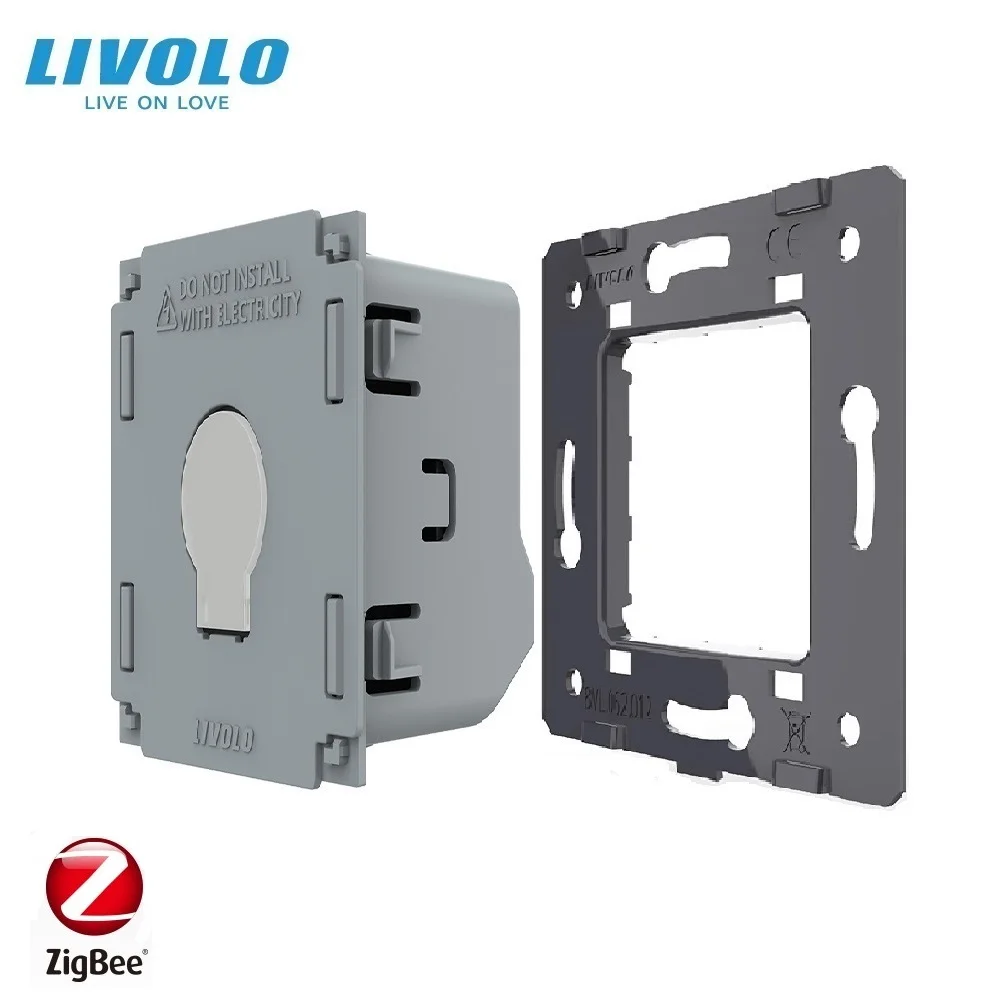 

Livolo Base of Touch Screen ZigBee Wall Light Remote Switch, without the glass panel , DIY EU Standard, AC 220~250V,VL-C701Z