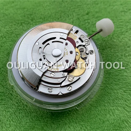 3135 movement Китай клон RLX 3135 Движение автоматический механический Движение Мужские часы движение синий баланс - Цвет: 3135 movement
