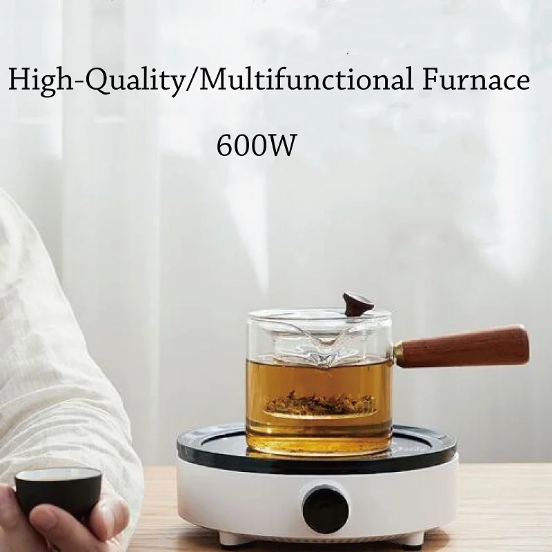 

Электрическая мини-плита с подогревом, 600 Вт, устройство для приготовления чая, кофе, молока, супа, многофункциональное кухонное приспособле...