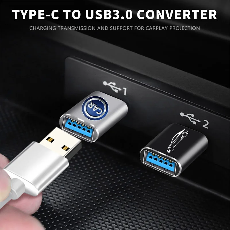 Автомобильные товары переходник с Type C на USB 3 0 OTG для Mercedes Benz W212 W213 W205 AMG W177 V177 W247 W176
