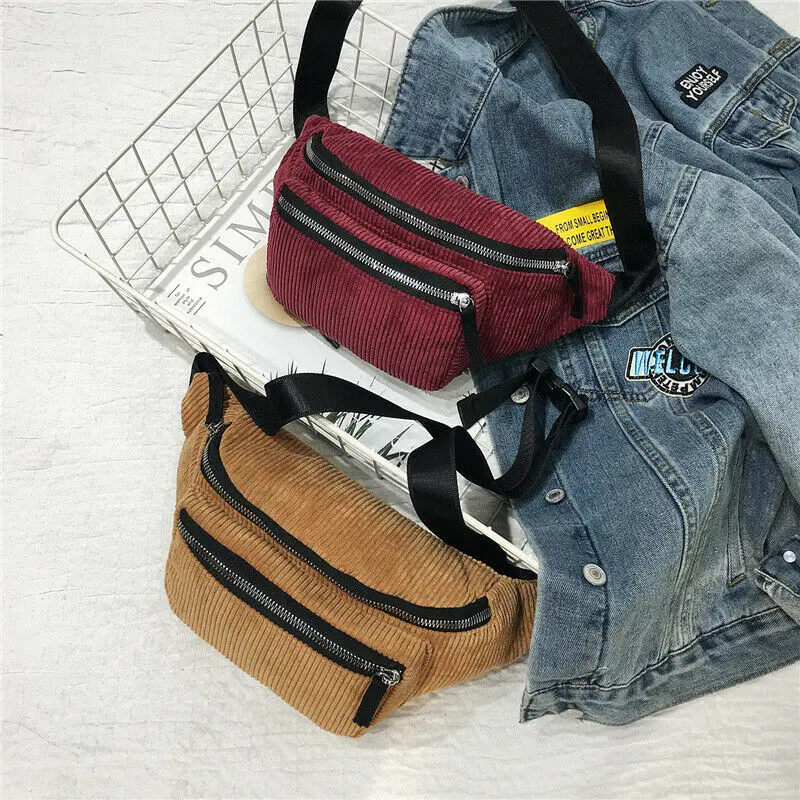 

USA Women Waist Fanny Pack Belt Bag Travel Hip Bum Bag Small Purse Chest Pouch