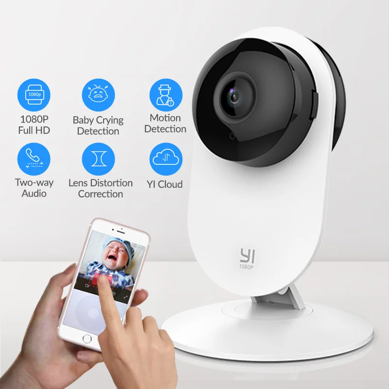YI Home Камера 1080P HD Беспроводной IP Cam для офиса/монитор ребенка/домашнего животного