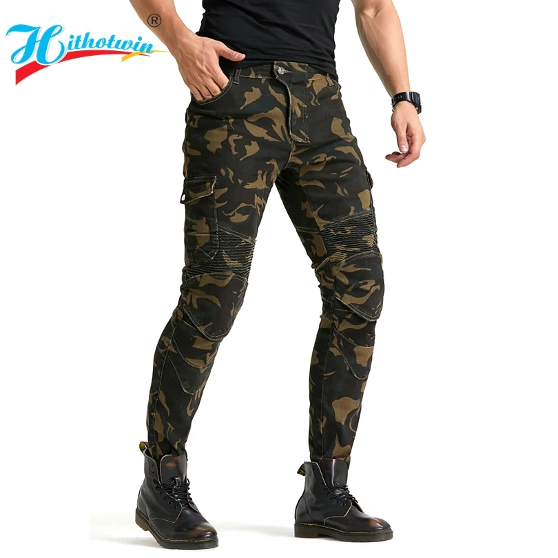 UB06 Мотокросс джинсы камуфляж мотоциклетной езды для активного отдыха Свободные