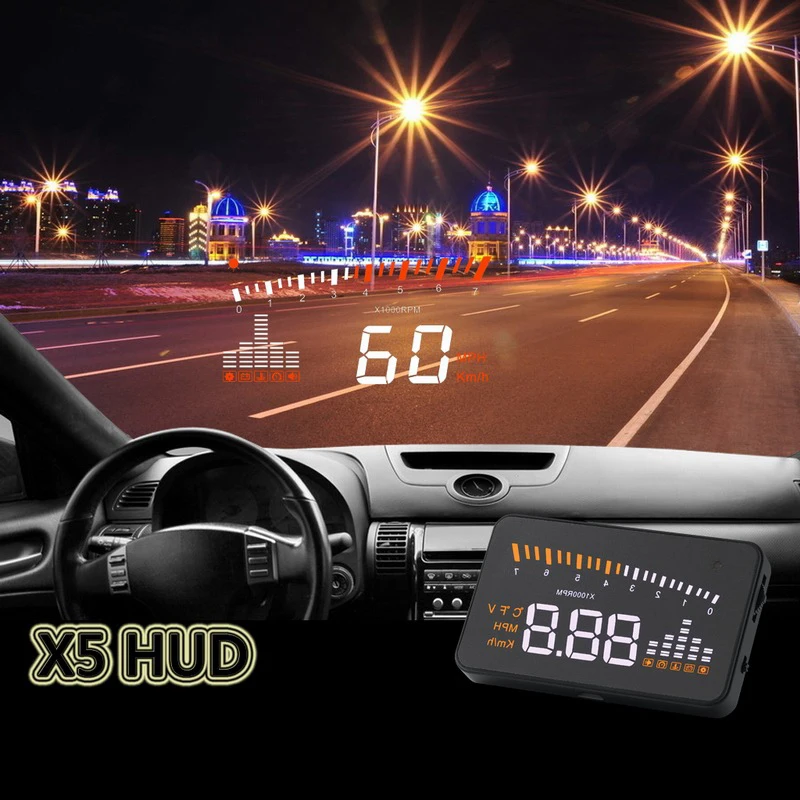 Автомобильный дисплей OBD II X5 Предупреждение предупреждения о превышении