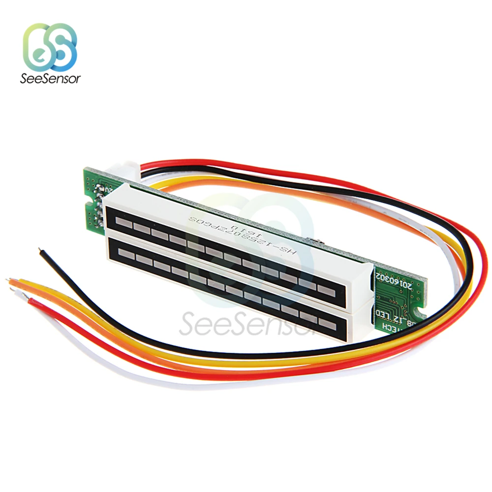 Двойной мини-индикатор уровня освещения 12 уровсветодиодный настраивасветильник