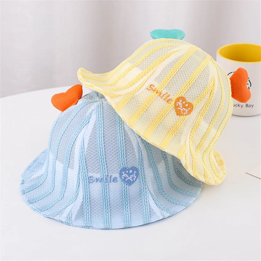 

Летняя шляпа для детей, девочек, мальчиков, дышащая сетчатая хлопковая Панама, модные милые детские шапки