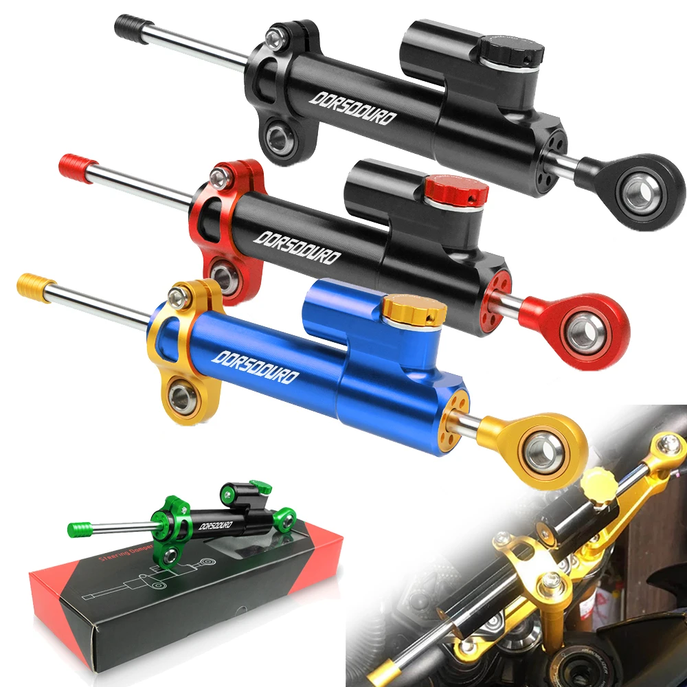 

For Aprilia Dorsoduro 750 2008-2009 750 2008-14 SHIVER /GT 2007-2014 Universal Motorcycle Adjustable Steering Damper Stabilizer