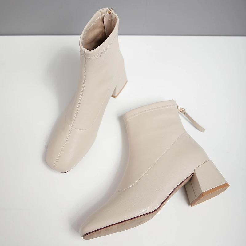 2020 модные роскошные женские туфли на высоком каблуке носки Фетиш сапоги кожа