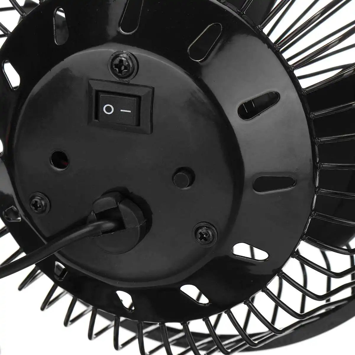 

Mini USB Tilting Metal Desktop Cooling Cooler Fan & Real Time LED Clock Display Home Office Decor